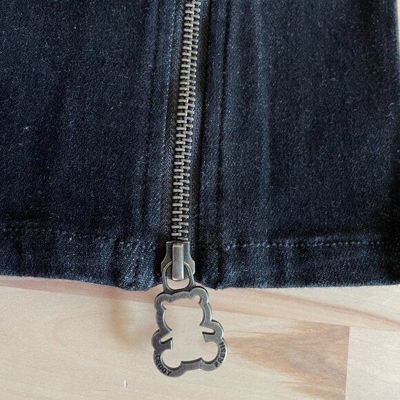 Teddy Fresh Women's Slim Fit Low Rise Stretch Zip Flare Denim Pants size 8 NWOT - Picture 3 of 10